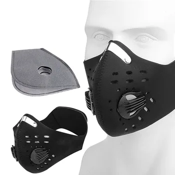 

Activated Carbon Breathable Bicycle Mask PM2.5 Dust Windproof Protective Bike MTB Cycling Face Mask