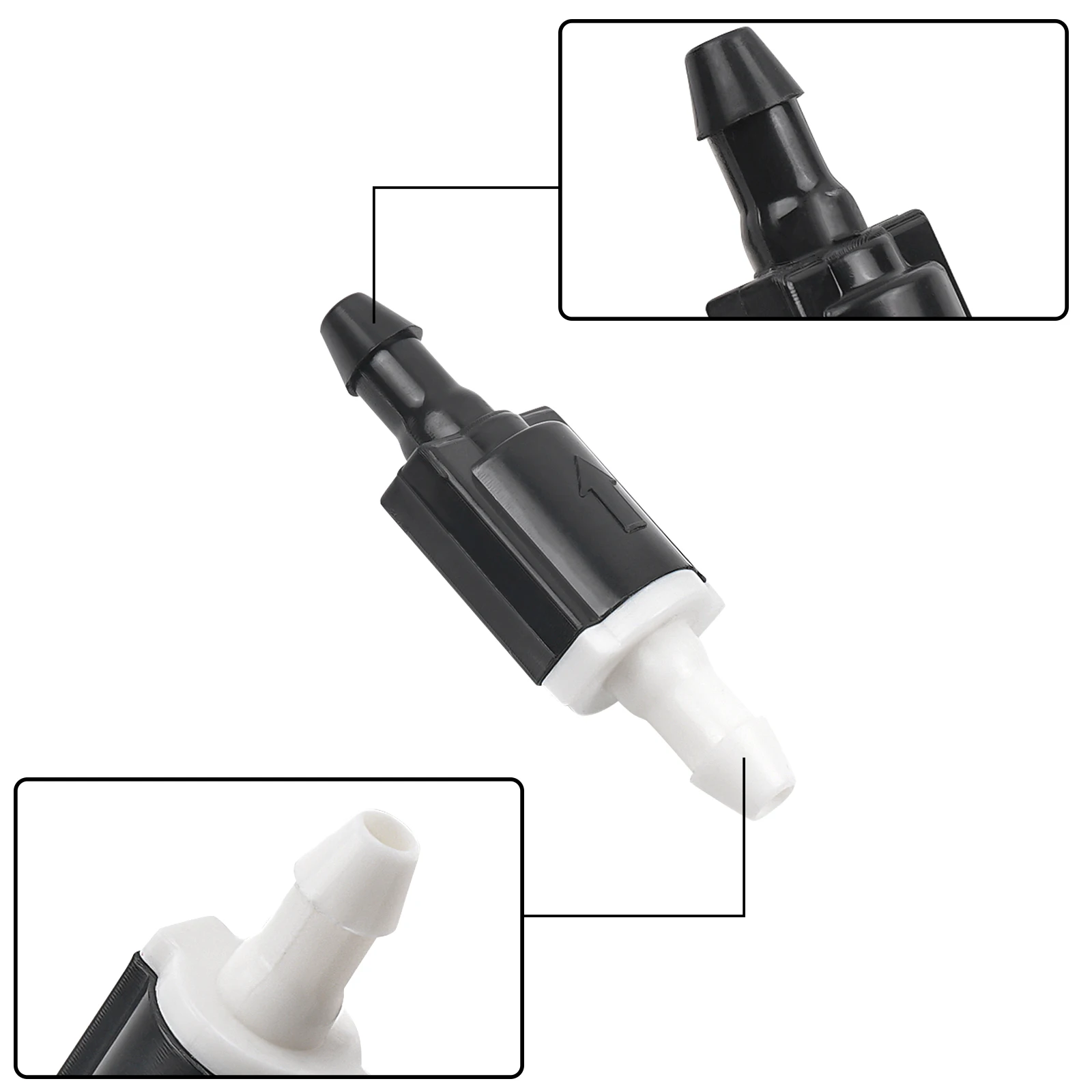 MIKKUPPA 2PCS Wiper Washer Windshield Check Valve for Hyundai/Toyota/Lexus Replaces OEM: 85321-26020