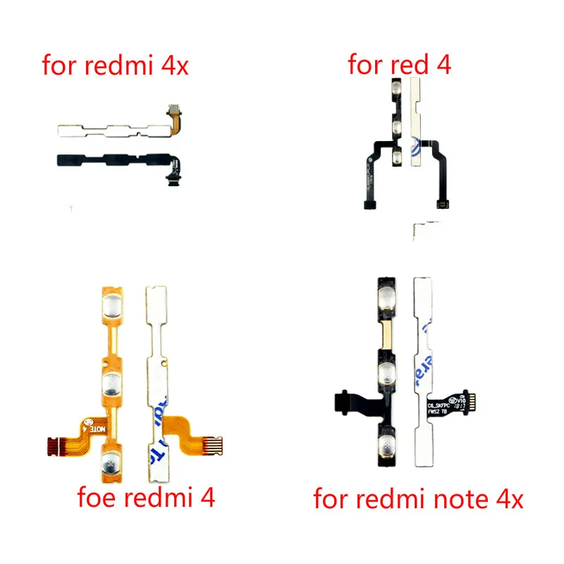 Идеальное качество для xioami redmi 4/4 pro/4A/4x/note 4/note 4x Кнопки громкости Выключатель
