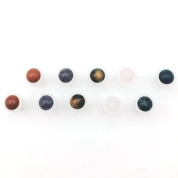 

1pcs Natural Gemstone Roller Ball Fit 1ml 2ml 3ml 5ml Perfume Essential Oil Roller On thin Glass Bottles