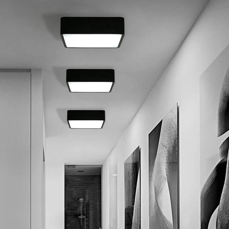 

Modern LED Ceiling Lamp 18W Square 30x30cm Energy Saving for Home Bedroom Living Room J99Store