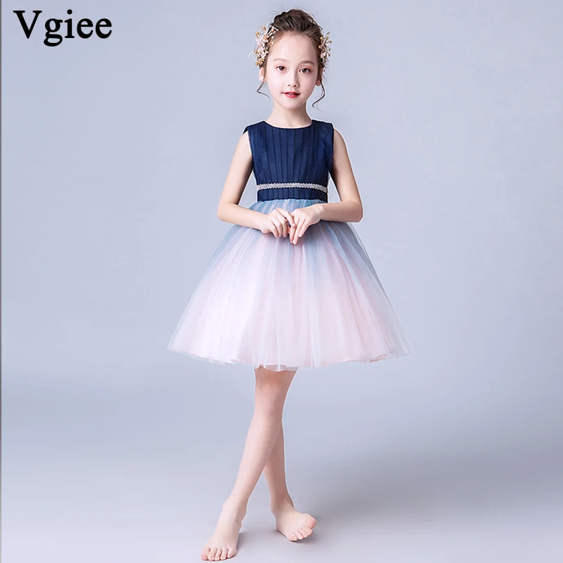 

Vgiee Little Girls Clothing Knee-Length Sleeveless Girl Princess Dress Kids Dresses for Girls Wedding Party Outfit CC596