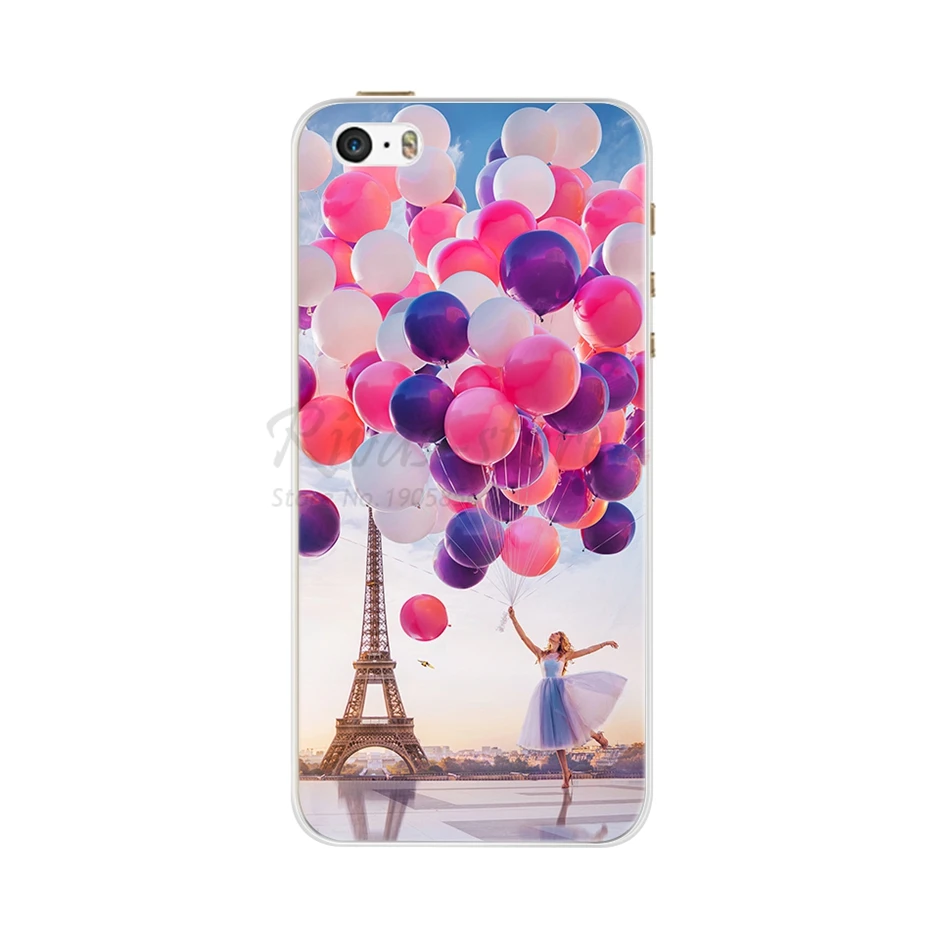 Cute Flower Ultra-Thin Silicone Phone Case - Soft Back Cover