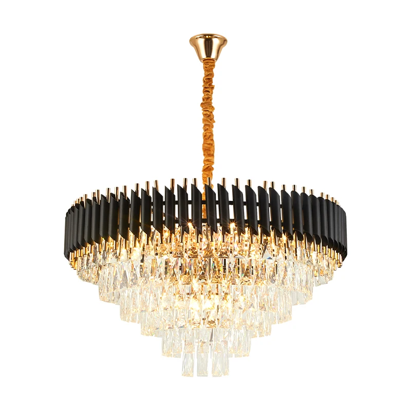 e14 LED Postmodern Crystal Black Designer Suspension Luminaire Lampen Pendant Lamp.Pendant light For Dinning Room