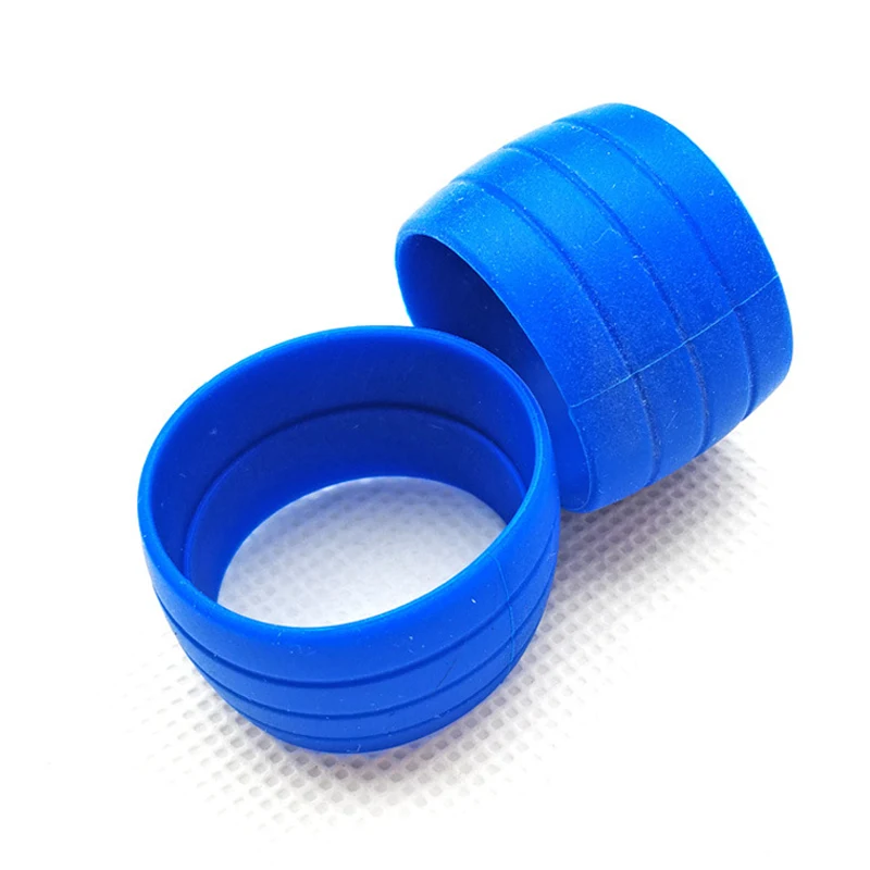 Bike Silicone Strap 1 Pair Elastic Strap Fixing Ring Anti-Skip Plugs Waterproof Wear Resistant Strap Loops for Road Bike Bar Tape