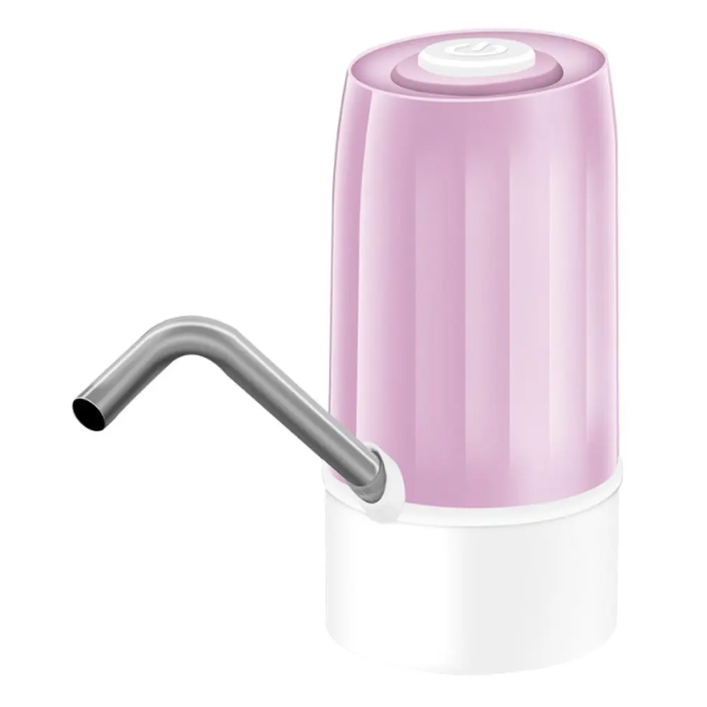 Samrt насос для бутылки воды беспроводной автоматический насос для питьевой воды портативный Электрический диспенсер для воды переключатель бутылки воды - Цвет: Pink