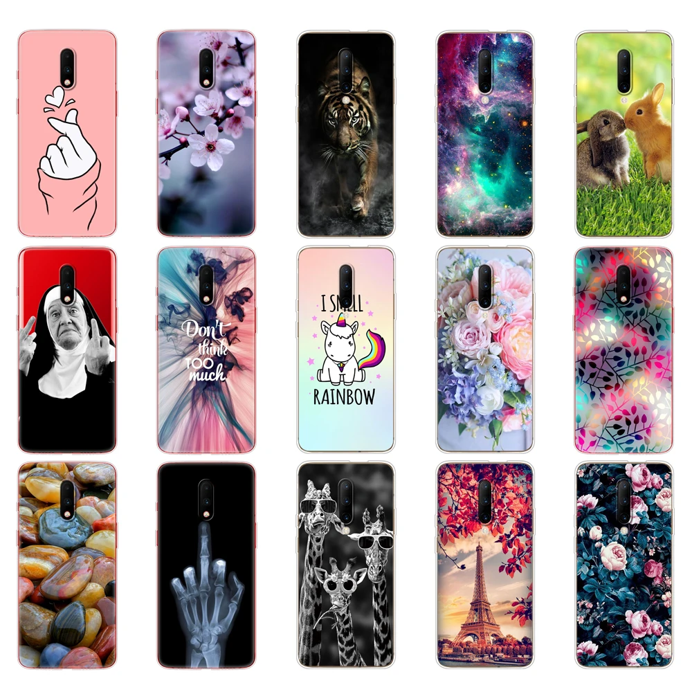 Custodia In Silicone Per Oneplus 7 Custodie Per Uno Più 7 Pro Astuccio Morbido Tpu Copertura Posteriore Del Telefono Per Oneplus 7 Pro 2019 Custodia P