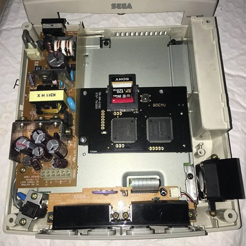 Оптический привод доска для моделирования для sega Dreamcast GDEMU VA1 DC игровой Оптический привод аналоговая плата V5.5 встроенный Бесплатный диск