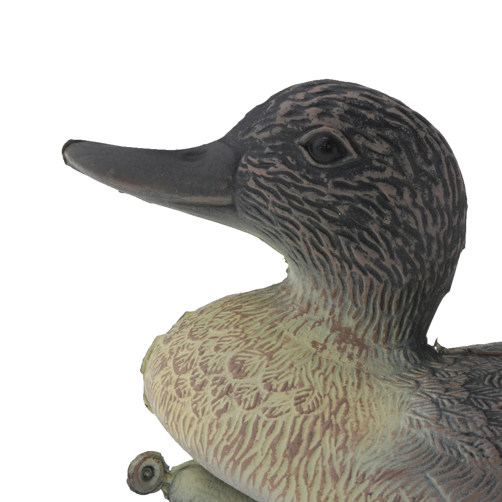 3D Реалистичная утка охотничья приманка плавающая садовая приманка пони Декор Орнамент полые тело легкий