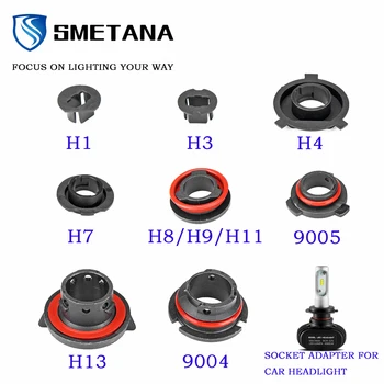 

Car Accessories LED Headlight Bulb Holder 2pcs Socket Adapter Retainer Holder for H1 H3 H4 H7 H8 H9 H11 H13 9004 9005 9006 9007