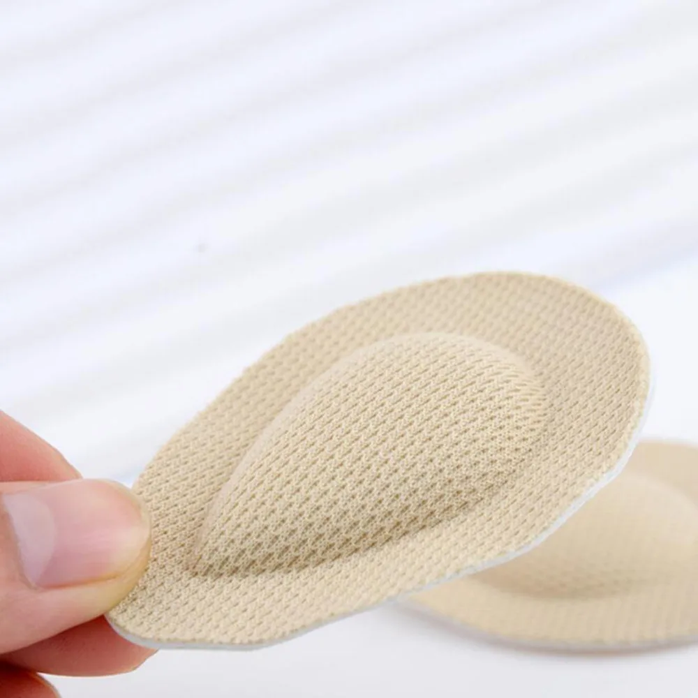 1Pair Skin Color Women Water Drop Forefoot Shoe Insole High Heel Elastic Feet Palm Care Pads