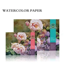 300 г/м2, профессиональная цветная хлопковая бумага 16 k/8 k, ручная роспись, Акварельная раскраска, книга для офиса, школы, товары для рукоделия