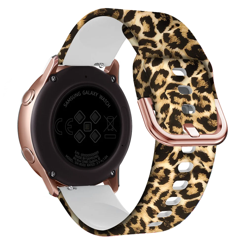 Premium 20mm Silicone Sport Watchband