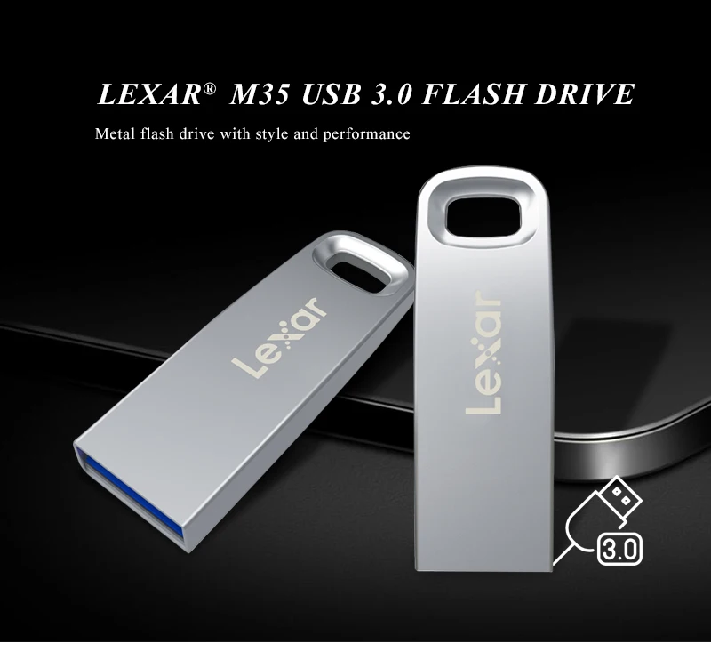 Lexar Jumpdrive M35 USB 3.0 USB Flash Drive 32GB 64GB up to 150MB/s Pen Drive Pendrive 256-bit AES Flash Drive Memory stick USB disk usb flash