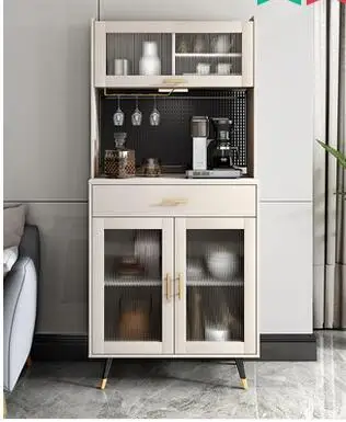

Rock plate side cabinet light luxury living room tea cabinet household wall storage cabinet modern simple storage cabinet