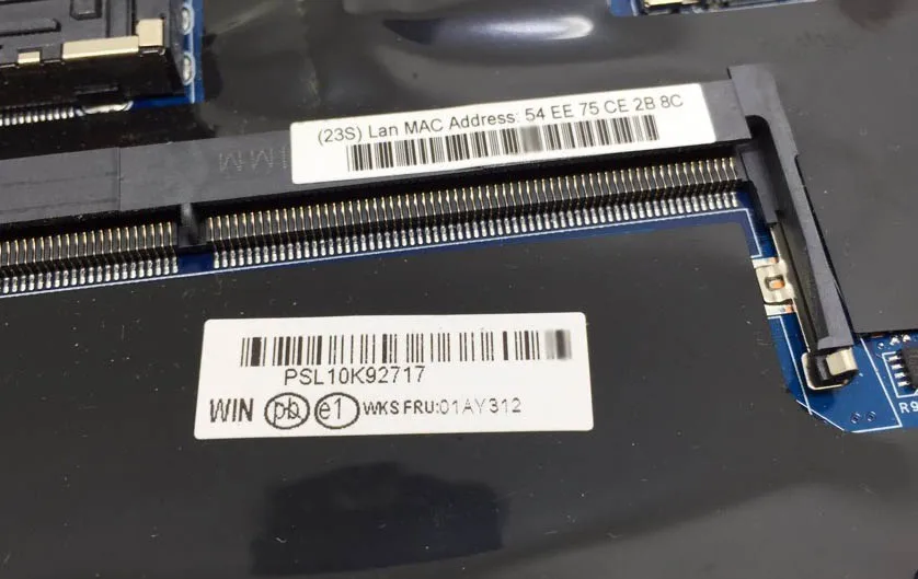 lower price  for lenovo THINKPAD T560 P50S FRU 01ay312 laptop motherboard with core i7 6600U i7-6600U cpu notebo