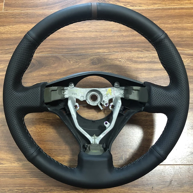 encerrar Lágrimas Solitario Hand Sewing Leather Car Steering-wheel Cover For Toyota Rush (with Bumps)  Capa Para Volante Braid On The Steering Wheel Cover - Steering Covers -  AliExpress