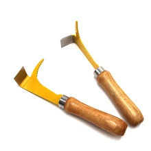 6 шт. скребок для большого пальца из нержавеющей стали, вилка, нож, резак для меда, режущие инструменты, оборудование, принадлежности для пчеловода