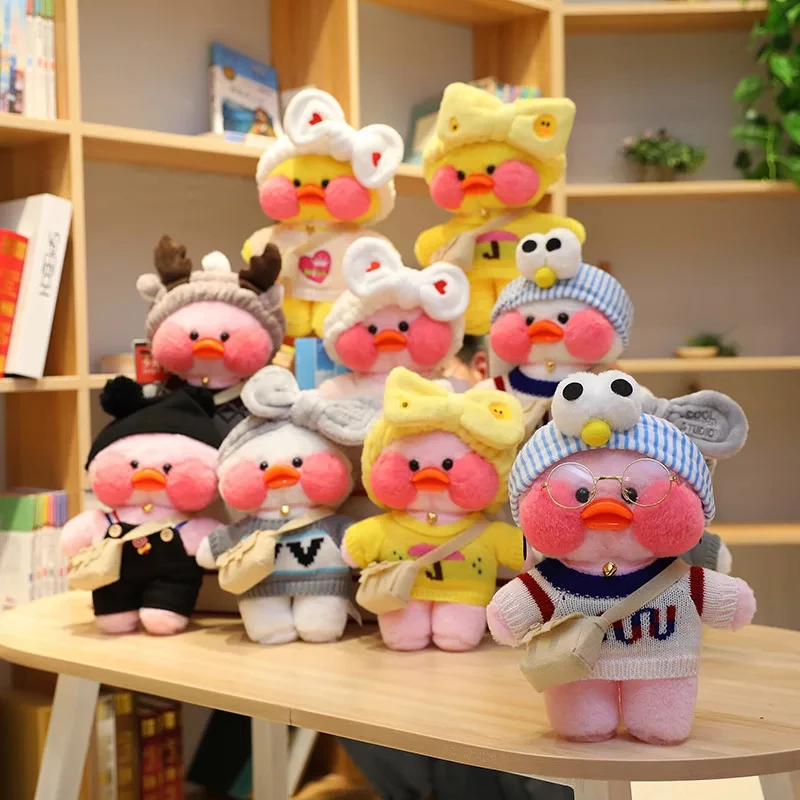 

1Pcs 30cm Duck Plush Toy Cartoon Cute Duck Home Decoration Stuffed Doll Soft Animal Dolls Kids Girl Birthday Plush Toy Gift