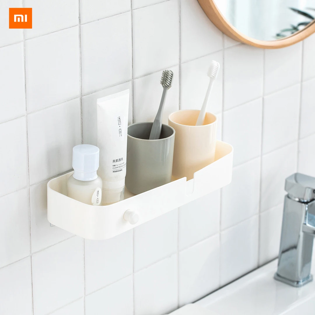 

New Xiaomi Mijia Youpin Jordan&Judy Rectangular shelf Storage beautiful and practical thick material, easy to paste