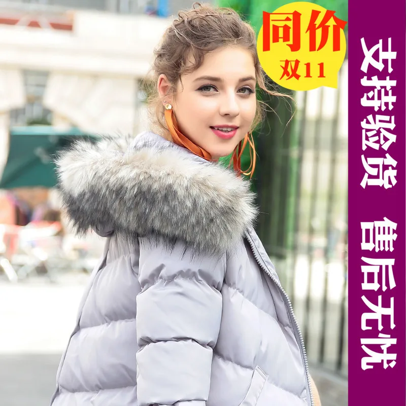 

Cotton-padded Clothes Gray Europe And America Autumn And Winter New Style Hooded Solid Color Cotton-padded Jacket Maternity Clot