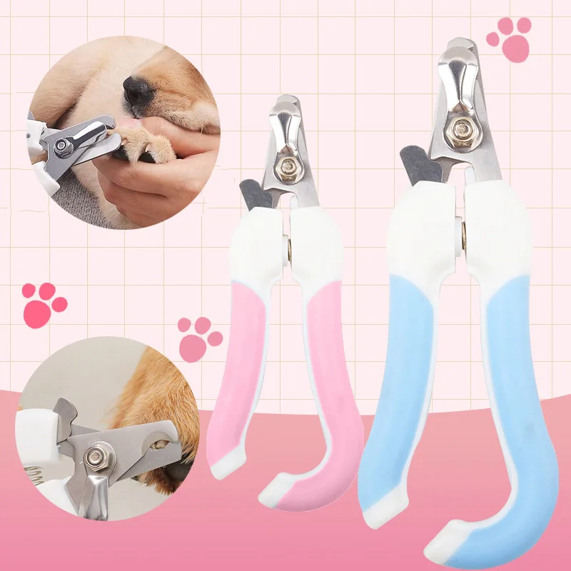 Professional Pet Nail Clipper Stainless Steel Dog Cat Trimmer Labor-Saving Convenient Grooming Supplies | Дом и сад