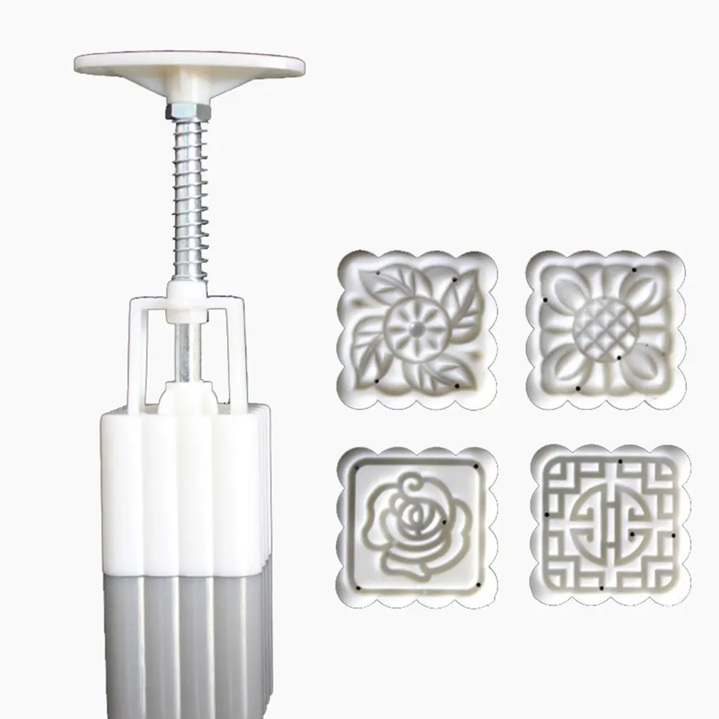 Hand Pressure Moon Cake Mold Mid-Autumn Ice Skin Pastry Mung Bean kitchen Food |