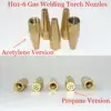 5Pcs oxy propane gas acetylene welding nozzle welding tips holder for H01-6 welding torch ► Photo 1/6