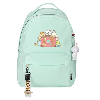 

Sumikko Gurashi Printing Backpack Women Cute Backpack Kawaii School Back pack Nylon Pink Backpack Cartoon Travel Backpack