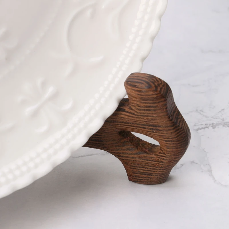 3-7 Inch Tall Wood Display Stand Holder Easels For Plates Photos Tea Tray 5 Size 5