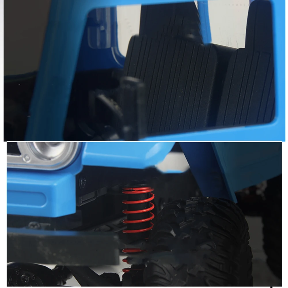 MN-45 1/12 2,4 г 4WD внедорожный автомобиль 4x4 Масштаб RC автомобиль 130 мотор Высокоскоростной Электрический автомобиль RC Гусеничный со светодиодной подсветкой для детей и взрослых