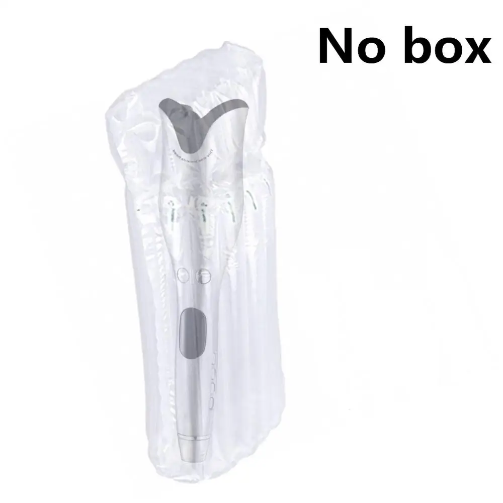 white no box Вращающийся, автоматический бигуди для волос, салонная спиральная железная палочка, стайлер для волос, профессиональные бигуди для волос, инструменты для укладки, сухой локон, железо для женщин - Цвет: white no box
