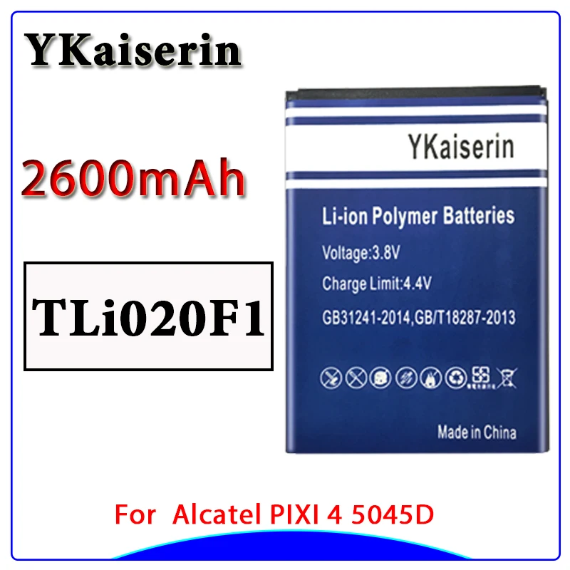 2500 мА/ч TLi020F1 для Alcatel PIXI 4 5045D / Pop 2 5042D C7 7040 7040D TCL J720 J720T J726T J726T-so2 J728T телефон Батарея |