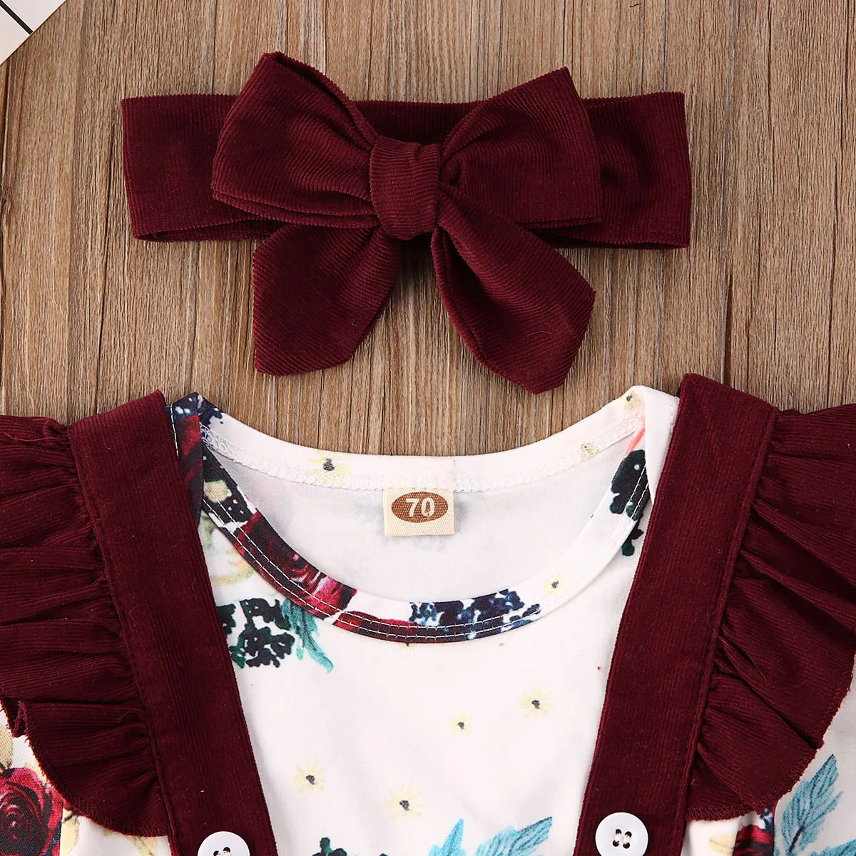 Girls Floral 3PCS Set 6