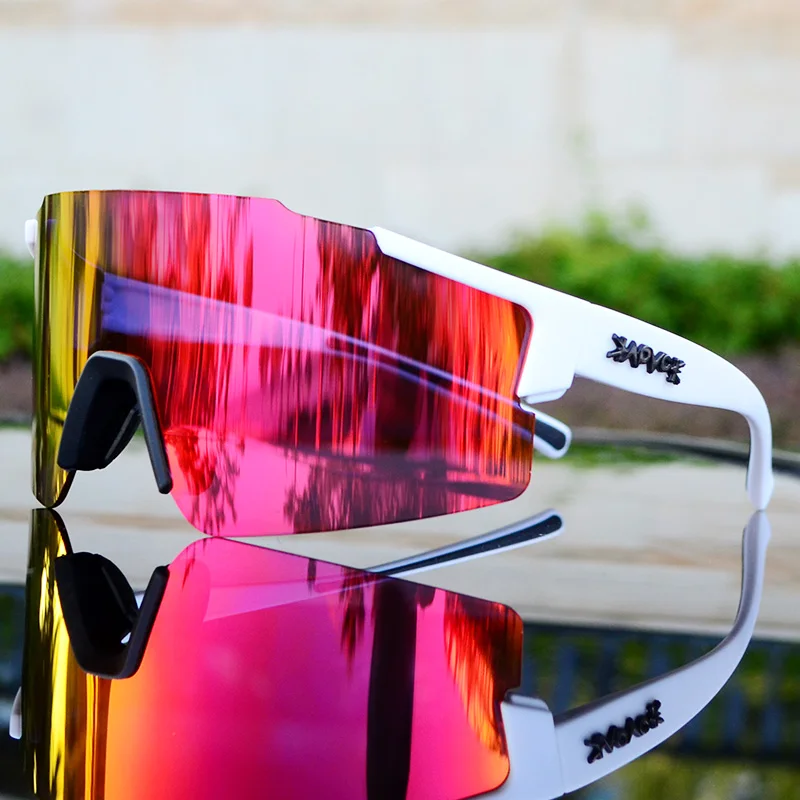 Профессиональные поляризованные фотохромные велосипедные очки, мужские велосипедные очки, спортивные велосипедные солнцезащитные очки UV 400 с 3 линзами, велосипедные очки