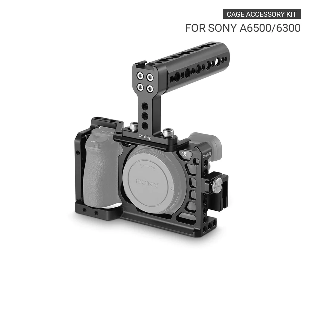 SmallRig Камера реечная оснастка корзины для Sony A6500 ILCE-A6500 клетка с верхней ручкой и HDMI