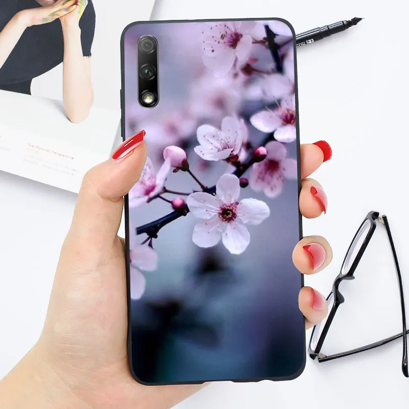 Для huawei Honor 8X чехол глянцевый яркий силиконовый бампер Honor 9X 8A 8C 8S 8X задняя крышка чехол s - Цвет: xx26