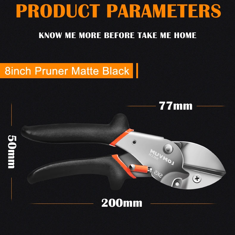 LOMVUM Garden Scissors Grafting Tool High Strength