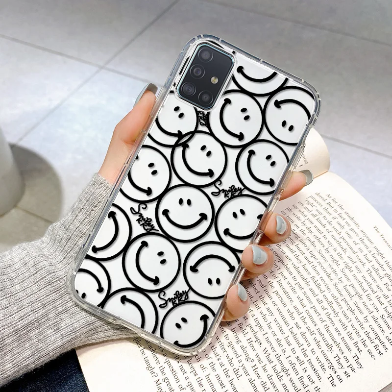 For Samsung Galaxy A51 Case Silicone Clear Funda On Samsung A51 4G 5G Protective Case Soft Coque Galaxy A 51 Shockproof Bumper samsung cases cute Cases For Samsung