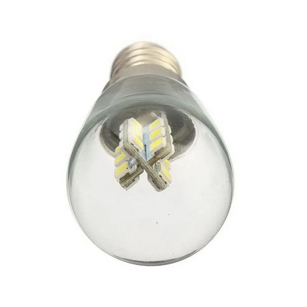 Ac220/ac110vled лампа E12 E14 Smd 24 Led высокая яркость стеклянный абажур Чистый теплый белый светильник для швейной машины Холодильник