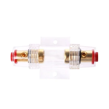 

Car Audio Stereo Inline AGU Fuse Holder 4 / 8 Gauge Wire For 60A Fuse Replaces