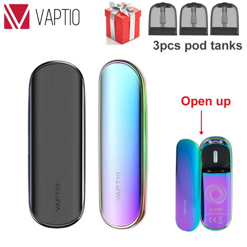 【Новый ARRIVALS】Vape pod Комплект Оригинальный Vaptio Гладкий 13 Вт Pod системы 400 мАч собран