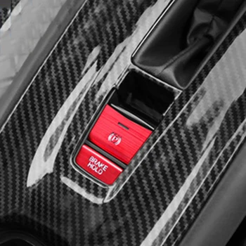 

Gear Decoration Cover Trims Handbrake Control Button Durable High quality