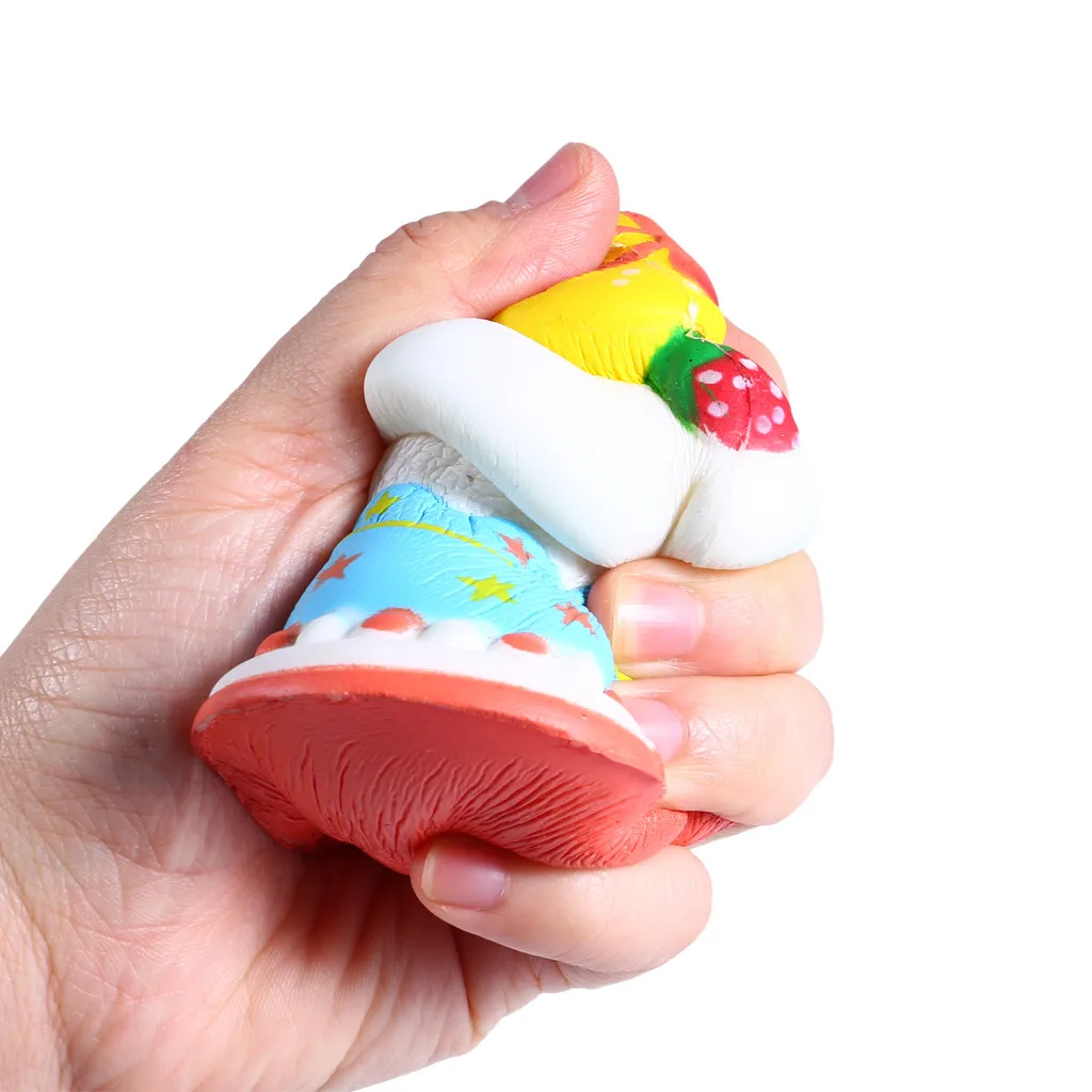 Мягкий кавайный кремовый пирог Squishies, медленно поднимающаяся игрушка для снятия стресса