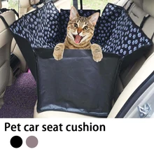 Водонепроницаемый чехол на сиденье для автомобиля, для питомца, для собаки, для автомобиля, переноска на заднее сиденье автомобиля, коврик на заднее сиденье, гамак, подушка, протектор с застежкой-молнией и карманами