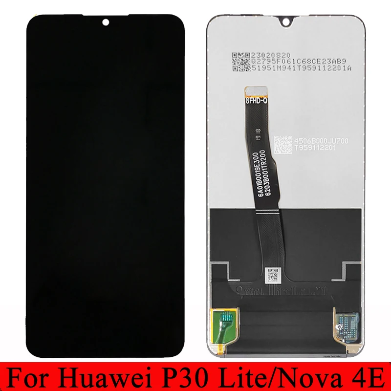 Для huawei P30 Lite ЖК-дисплей+ сенсорный экран дигитайзер экран стеклянная панель Замена для huawei P30 P 30 Lite ЖК