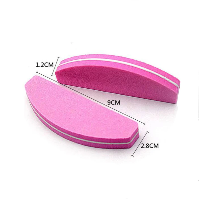 500-100PCS Nail Sanding Buffer Block - Double Sided