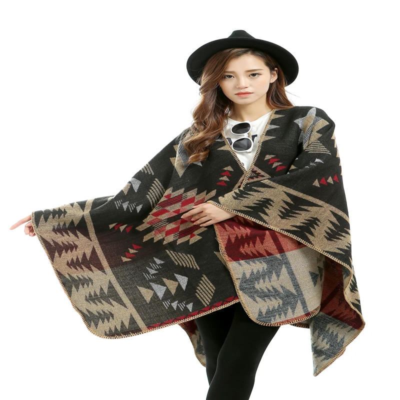 

New autumn and winter women's ladies travel wild soft temperament thick scarf fresh wool comfortable trend warm big scarf