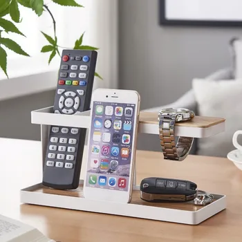 

Japanese-style Desktop Coffee Table Holder, Watch Mobile Phone Remote Control Storage Rack, Home Desktop Accessories Organizer