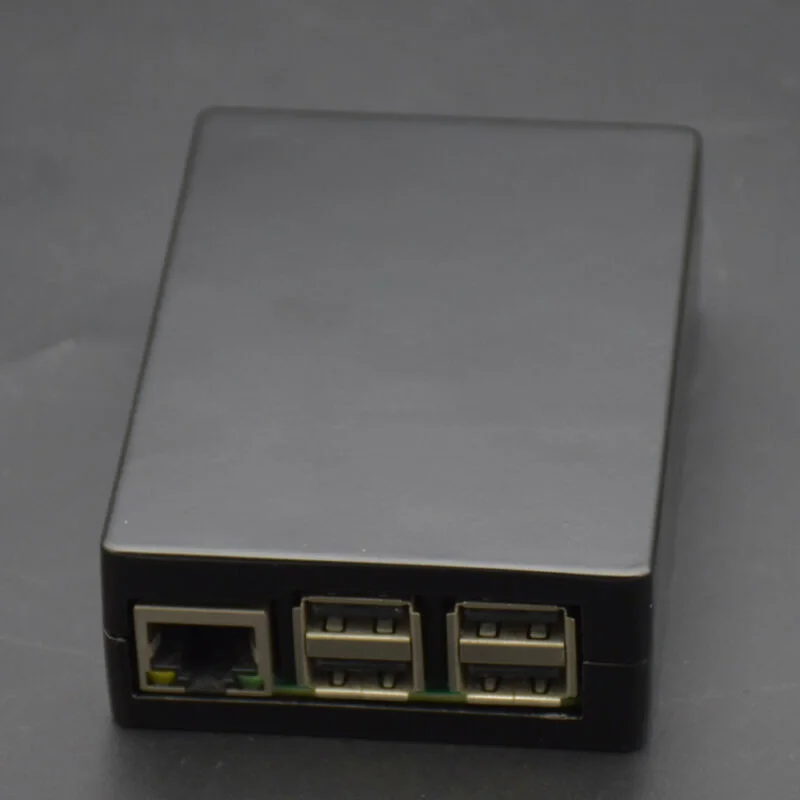 1х черный металлический чехол из алюминиевого сплава для Raspberry Pi 3 2 Модель B& B+ прочный